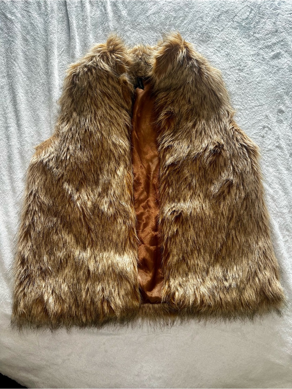 Brown Faux Fur Vest